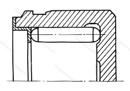 Модификация подшипника 704902К3 размер 15,235x28x20 от производителя  ГПЗ-1