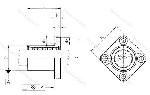 Подшипник LMEK 20 UU в Орле