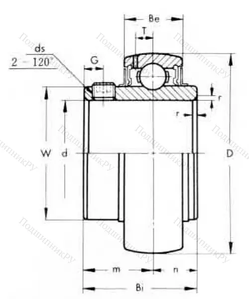 Корпусный подшипник UC 206-18 ASAHI в Орле