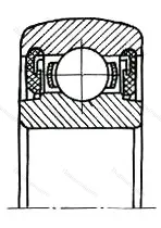 Модификация подшипника 6-580306АК размер 30x72x19 от производителя  ГПЗ-23