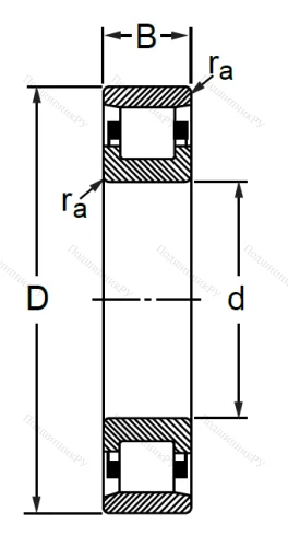 Цилиндрический роликовый подшипник 2207 (N 207) в Орле