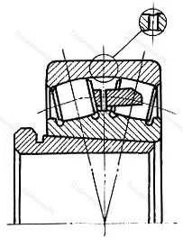 Подшипник  73736 размер 180x380x126/160 от производителя  МПЗ Подшипник  73736 размер 180x380x126/160 от производителя  МПЗ