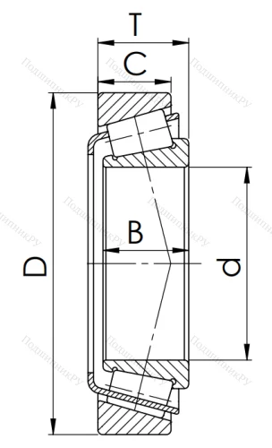 Конический роликовый подшипник 7315 (30315) в Орле