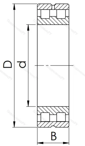 Двухрядный роликовый подшипник 5-3182112 Л (NN 3012 MKP 5) в Орле