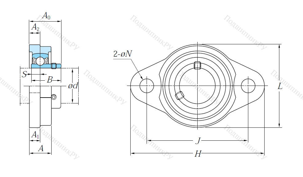 Подшипниковый узел UFL 003 JE 1 в Орле