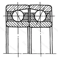 Подшипник  366317 размер 85x180x82 от производителя  ГПЗ-25