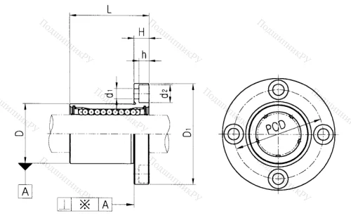 Подшипник LMF 30 UU в Орле