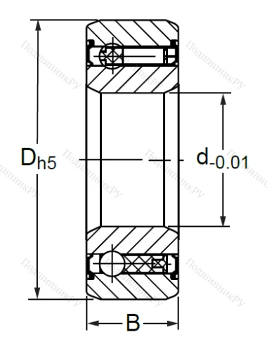 Подшипник обгонной муфты  CSK 25 2RS в Орле