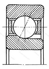 Подшипник  136206 размер 30x62x16 от производителя  ГПЗ-3 Подшипник  136206 размер 30x62x16 от производителя  ГПЗ-3