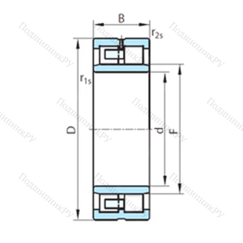 Подшипник роликовый радиальный NNU 49/560KW 33M