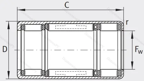Подшипник обгонной муфты обгонная муфта HFL 2026-L 564 в Орле