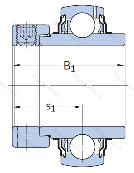 Корпусный подшипник YEL 209-112-2F в Орле