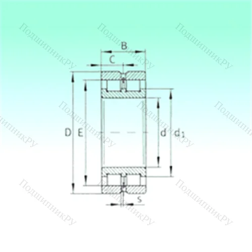 Подшипник роликовый радиальный SL 024848