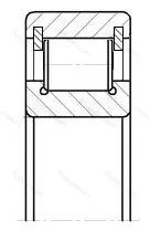 Подшипник  NCL 307 (102307) размер 35x80x21 от производителя  SKF