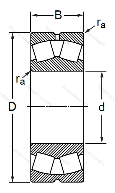 Сферический роликовый подшипник 53514 АН (22214 CCW 33) в Орле