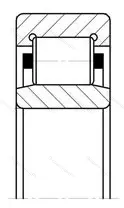 Модификация подшипника 32228 размер 140x250x42