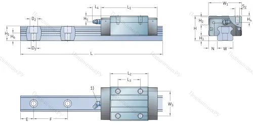 Каретка LLTHC 25 R-T 1 P 3 (M/P 010713) в Орле