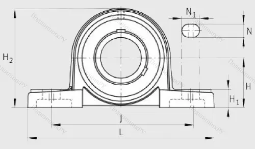 Подшипниковый узел UCP 210 J 7 в Орле