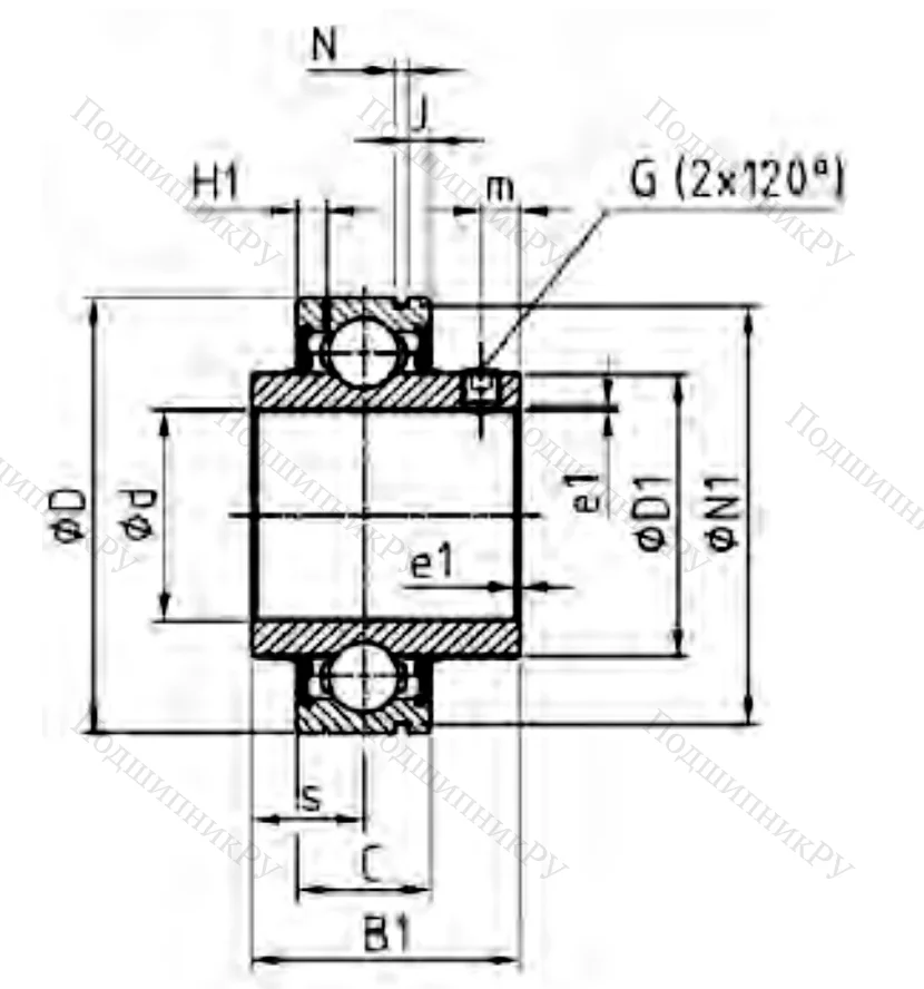 Корпусный подшипник CUC 208 в Орле