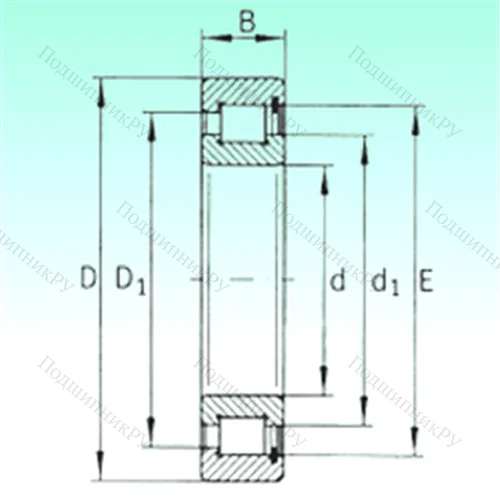 Подшипник роликовый радиальный SL 183024
