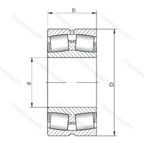 Подшипник роликовый радиальный самоцентрирующийся 239/1250W 33 от производителя  ISO