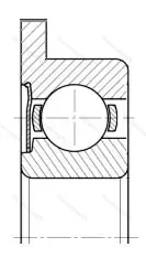 Подшипник  860039 размер 9x30x10 от производителя  ГПЗ-8