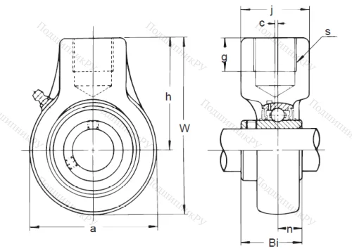 Подшипниковый узел UCECH 210 в Орле