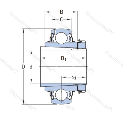 Корпусный подшипник YSA 208-2FK в Орле