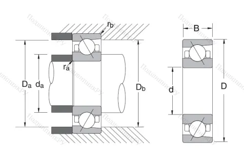 Сверхточный подшипник 7012 A 5TRSULP 3 от производителя  NSK
