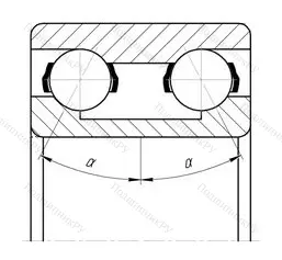 Модификация подшипника 3056308 размер 40x90x36,5 от производителя  CRAFT Модификация подшипника 3056308 размер 40x90x36,5 от производителя  CRAFT