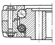 Подшипник  3687/1112 размер 1112x1400x120 от производителя  ЕПК Подшипник  3687/1112 размер 1112x1400x120 от производителя  ЕПК