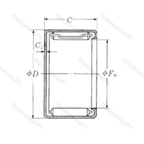 Подшипник игольчатый радиальный MFJL-4520L
