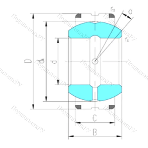 Подшипник скольжения сферический GEC 340XS