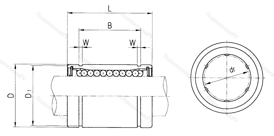 Подшипник LM 50 UU в Орле