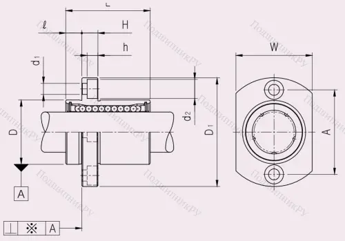 Подшипник LMH 6 UU в Орле