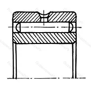 Модификация подшипника 74716К размер 80x125x50