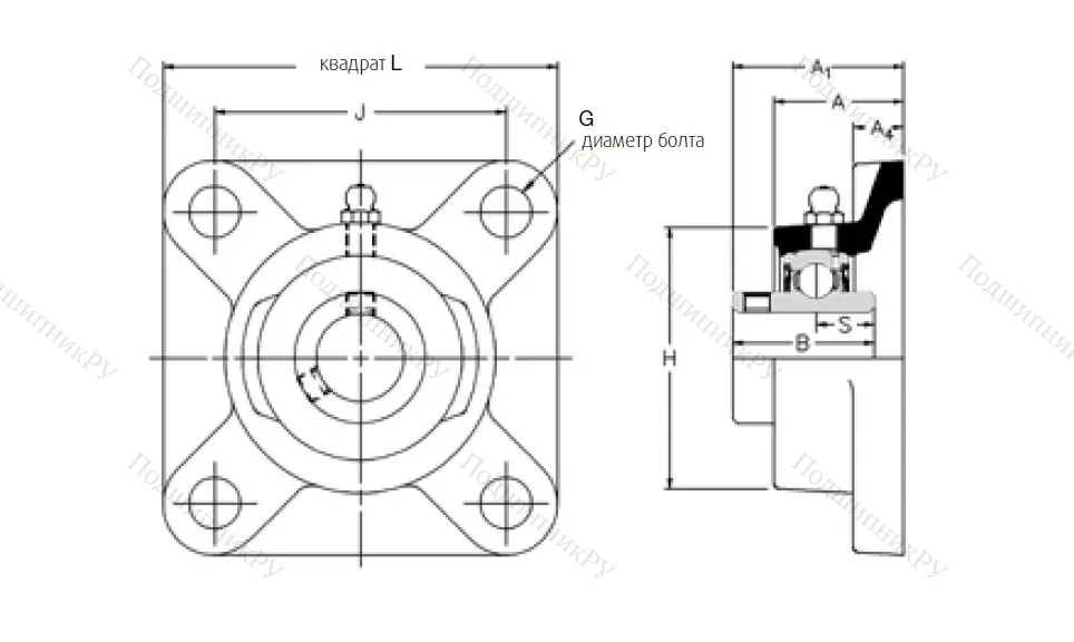 Подшипниковый узел MSF 75