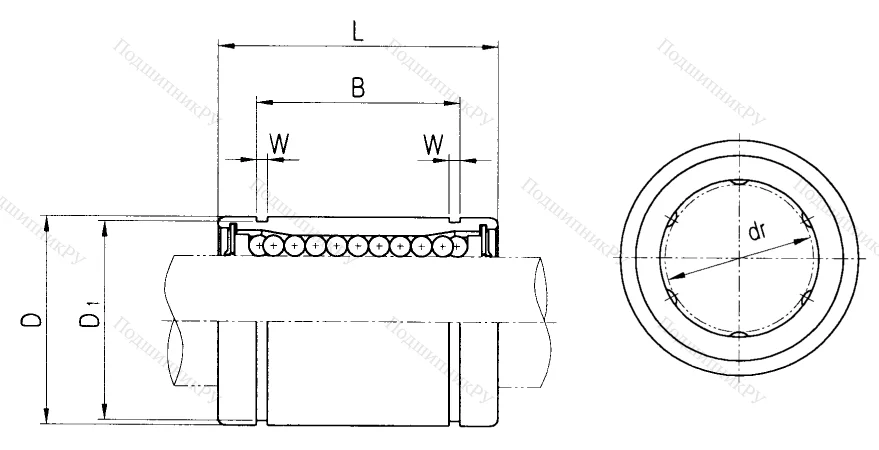 Подшипник LME 40 UU в Орле