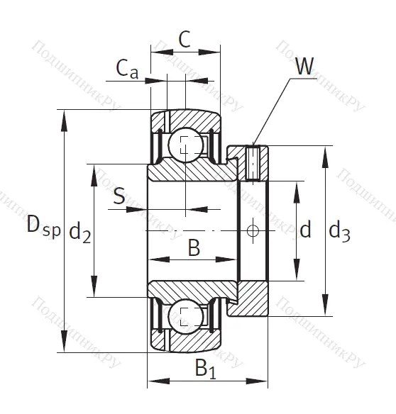 Корпусный подшипник GRAE 40 XL NPP B в Орле