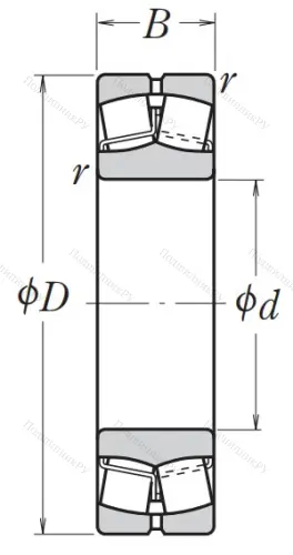 Сферический роликовый подшипник 22320 EAE 4 C 3 от производителя  NSK