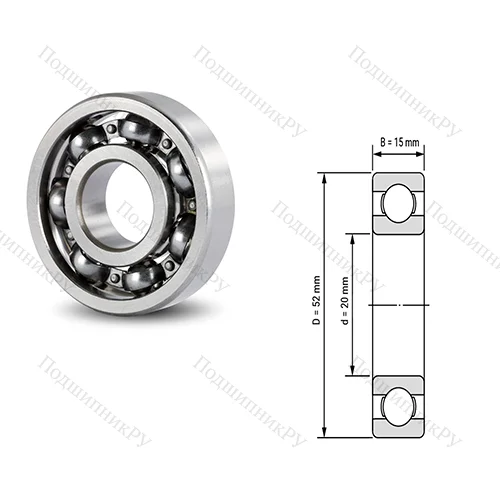 Подшипник шариковый радиальный 6413-2RS от производителя  FERSA