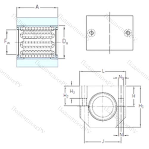 Подшипник шариковый линейный