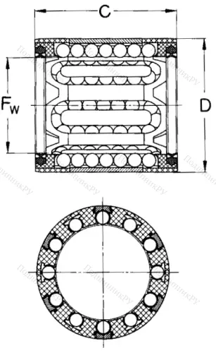 Подшипник LBBR 16-2LS/HV 6 в Орле