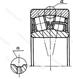 Модификация подшипника 53608Н размер 40x90x33 от производителя  CRAFT