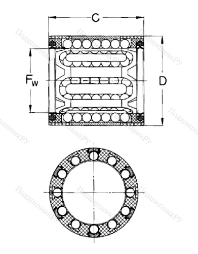 Подшипник LBBR 20-2LS в Орле