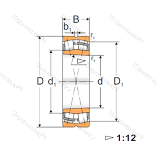 Подшипник роликовый радиальный самоцентрирующийся 22315 KW 33
