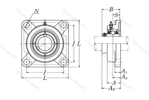 Подшипниковый узел UCF 206 D 1 в Орле