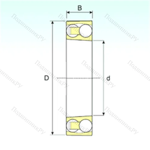 Подшипник шариковый радиальный самоцентрирующийся 1209 KTN 9