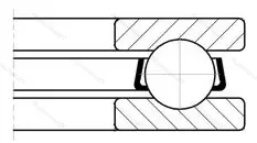 Подшипник 51311/P 4 размер 55x105x35 от производителя  SKF Подшипник 51311/P 4 размер 55x105x35 от производителя  SKF