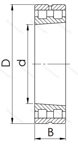 Двухрядный роликовый подшипник 3182112 Л (NN 3012 MK) в Орле